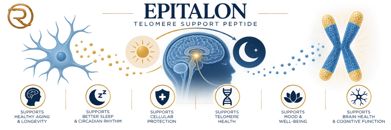 Epitalon — Telomere Support Peptide, mechanism overview